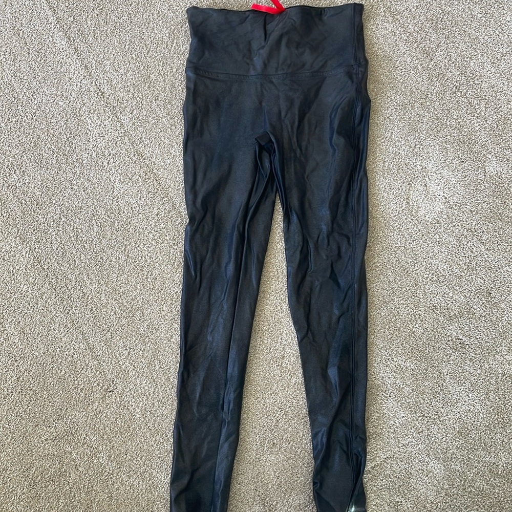 Spanx faux leather leggings
